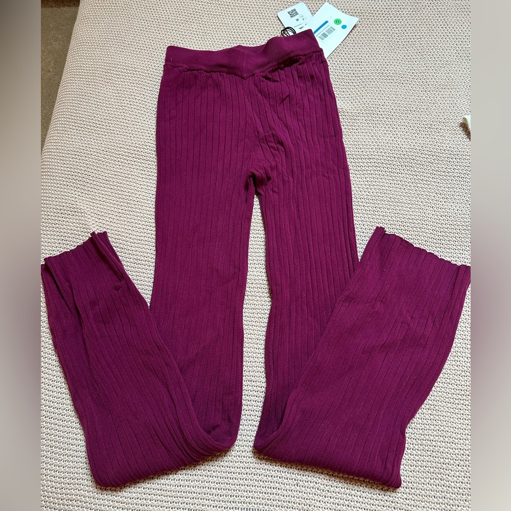 Lounge pants wine color size small